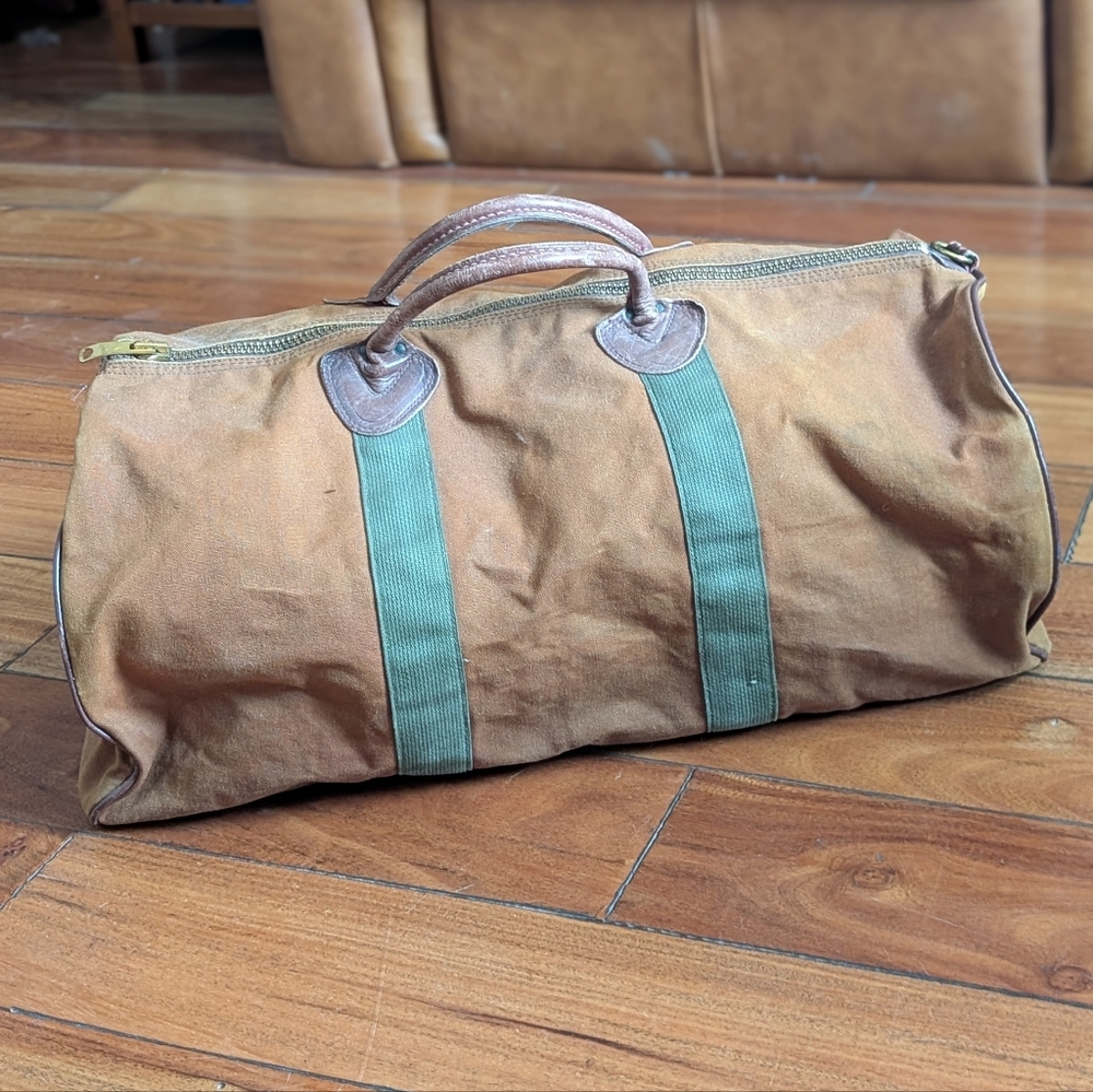 L.L. Bean Vintage Canvas Duffle Bag (OS)